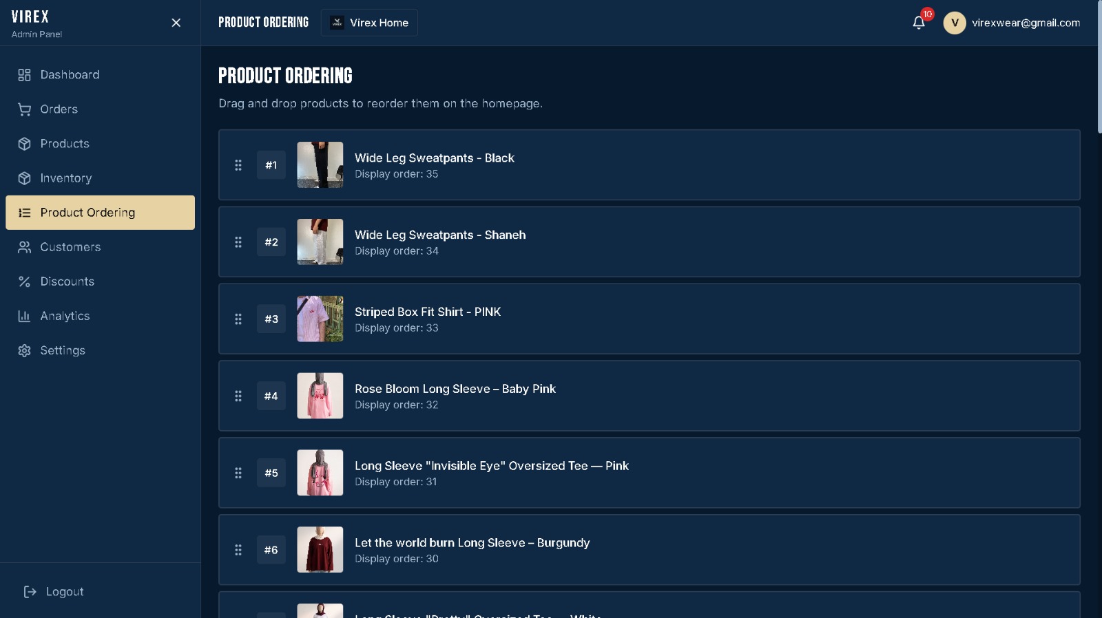 Category pages and product grid